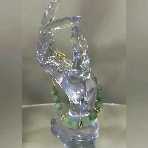 💟💎Women’s  Vintage light jade green colour bracelet - Picture 3 of 15